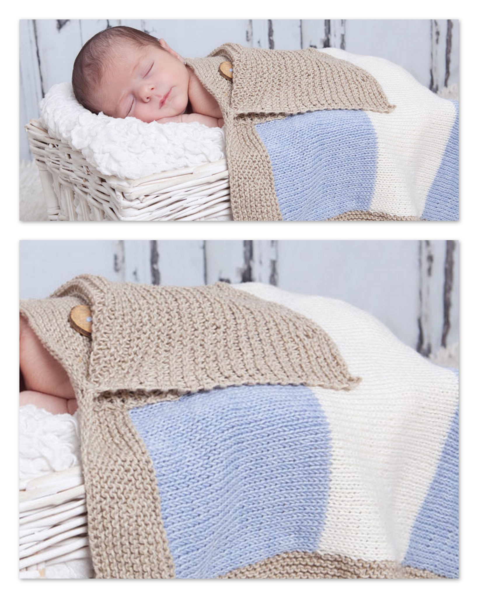 Tricoter une couverture bébé