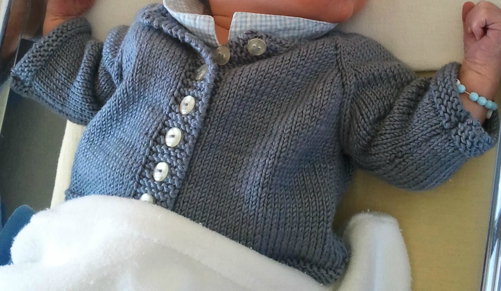 Tricoter veste bébé