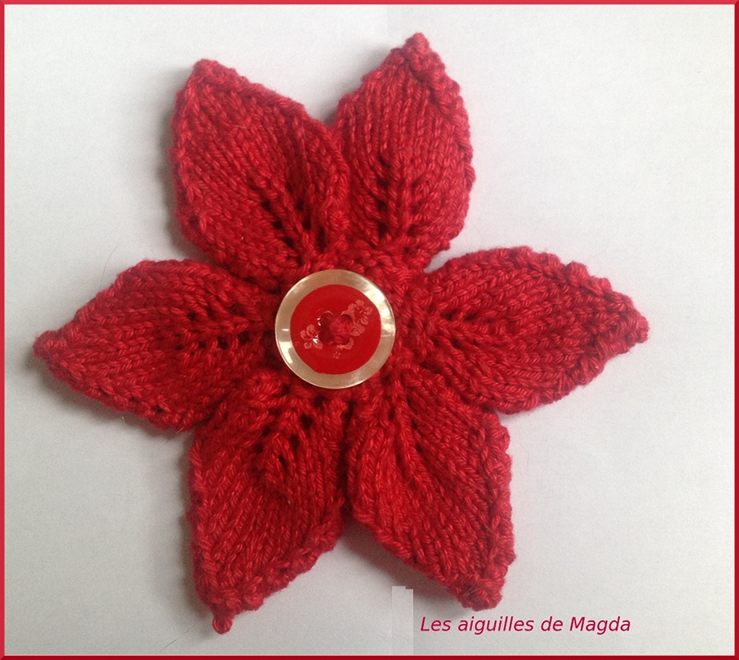 Tricoter fleur