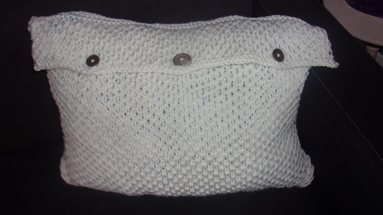 Tricot facile coussin